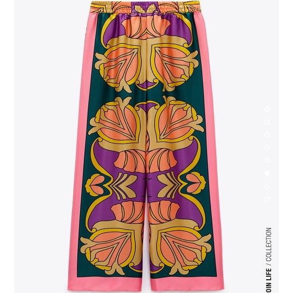 Printer pajama style pants - Picture 3 of 3